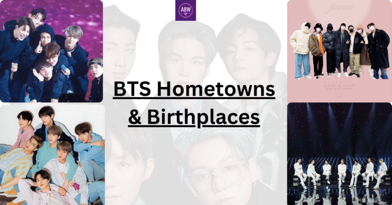 BTS Hometowns & Birthplaces