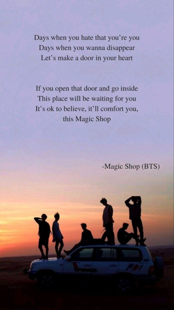 BTS Magic Shop lyrics BTS Magic Shop lyrics