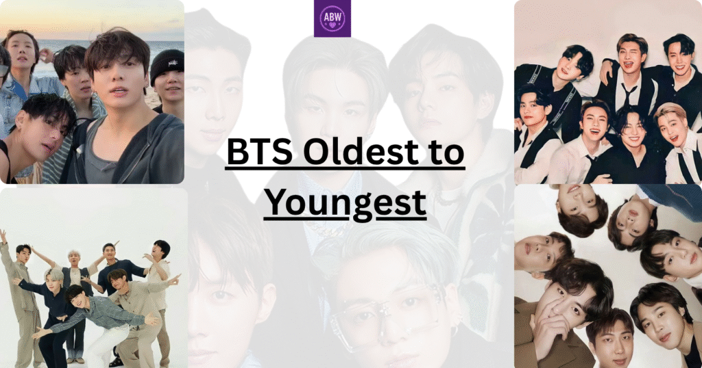 BTS Oldest to Youngest