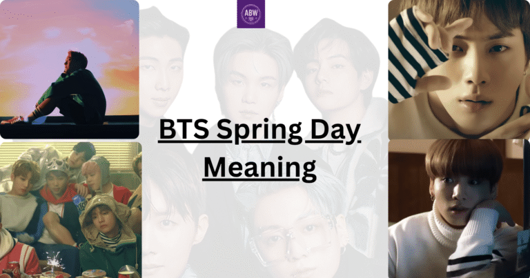 BTS Spring Day Meaning