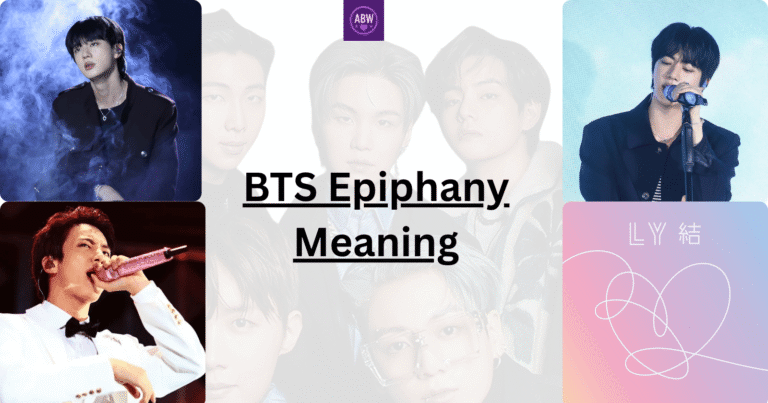 BTS Epiphany Meaning