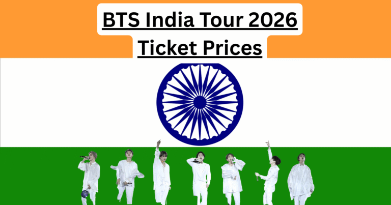BTS India Tour 2026 Ticket Prices