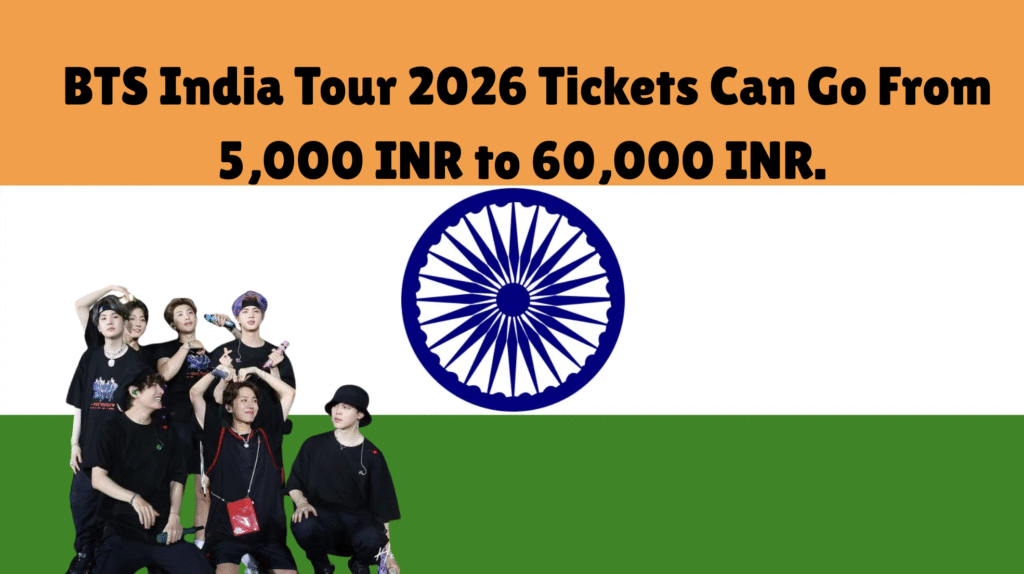 BTS India Tour 2026 Tickets