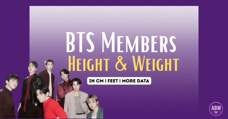 BTS Members Height