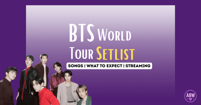 BTS World Tour Setlist