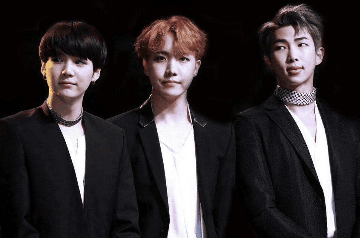 RM, Suga and J hope rap line