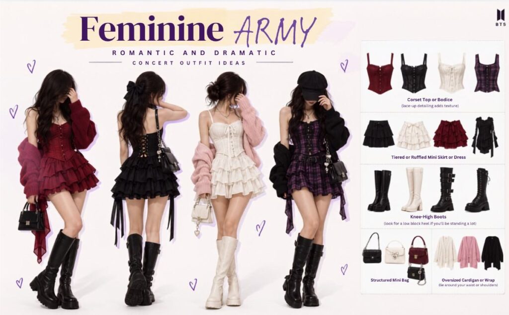 BTS tour outfit ideas