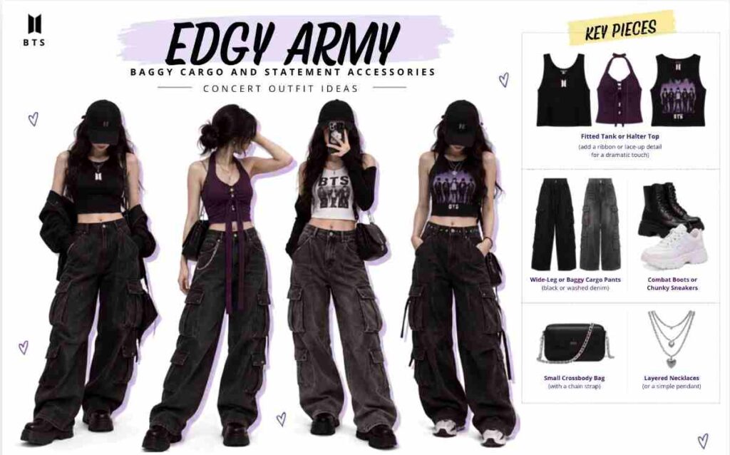 BTS tour outfit inspiration